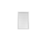 Ekena Millwork Vertical Surface Mount PVC Gable Vnt: Non-Functional, w/2"W x 1-1/2"H, Brickmould Frame, 26"W x 40"H GVPVE26X4002SN - alternate 1